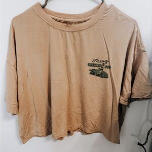 Octopied Mind Graphic Tee in Soft Beige